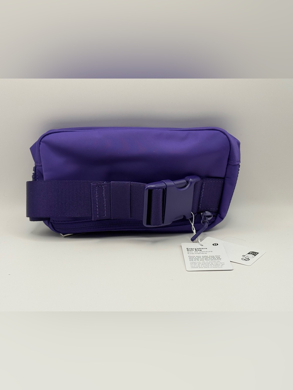 #504 NWT Lululemon Everywhere Belt Bag 1L College Purple CRPL Rare Sold Out - Picture 3 of 4